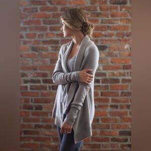 Lululemon | Wrap It Up Merino Wool | Elbow Patch‎ |Cardigan Sweater | Size Small